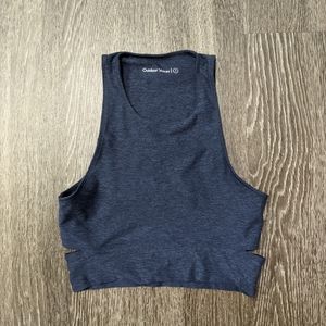 Slashback Crop Top